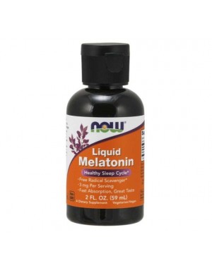 Melatonina liquida 59ml NOW Foods