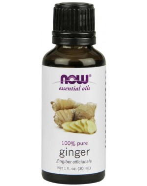 Óleo essencial de gengibre Ginger 1oz 30ml NOW Foods