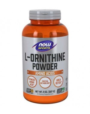 L Ornithine Powder em pó 227g NOW Foods