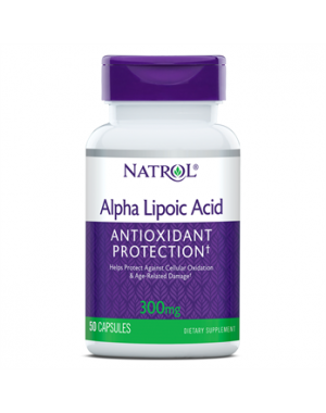 Alpha Lipoic Acid Acido alfa lipoico 300mg 50 caps NATROL