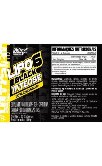 Lipo 6 Black Ultra Concentrate 60 Capsulas - Quema Grasa | Nutrafit Lipo 6 Black Ultra Concentrate 60 Capsulas - Quema Grasa | Nutrafit