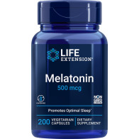 Melatonin 500 mcg, 200 vegetarian capsules
