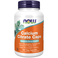 Calcium Citrate Caps, 120 Veg Capsules