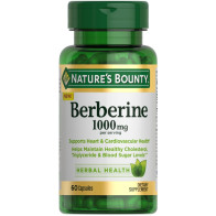 Nature's Bounty Berberine 1000mg Capsules, 60 Count