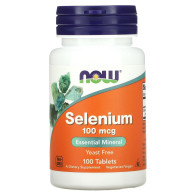 Selenium, 100 mcg, 100 Tablets Now foods