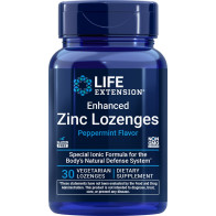 Enhanced Zinc Lozenges, Peppermint, 30 Vegetarian Lozenges (18.75 mg per Lozenge)