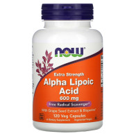 NOW Foods, Alpha Lipoic Acid, 600 mg, 120 Veg Capsules