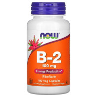 B-2, 100 mg, 100 Veg Capsules
