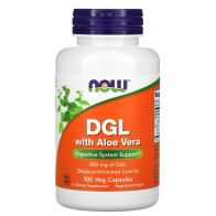 Now Foods, Dgl With Aloe Vera  100 Vcaps