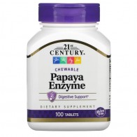 Papaya Enzyme, Chewable, 100 Tablets