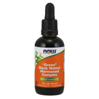 Green Black Walnut Wormwood Complex Liquid NOW Foods