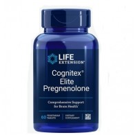Life Extension Cognitex Elite, Pregnenolone, 60 veg tablets
