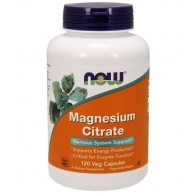 Magnesio citrate 400mg 120 veg capsules NOW Foods