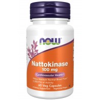 Nattokinase 100 mg 60 Veg Capsules NOW