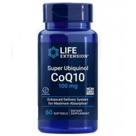 Super Ubiquinol CoQ10 100mg 60 caps LIFE Extension