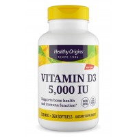 Vitamina D3 5.000 360s Healthy Origins c/ Mct Oil