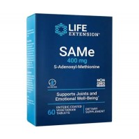 SAMe S-Adenosyl-Methionine 400 mg 60 enteric coated tablets LIFE Extension