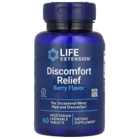Discomfort Relief, Berry, 60 Vegetarian Chewable Tablets Life Extension