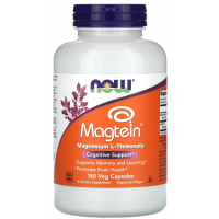 Magtein Magnesium L-Threonate, 180 Veg Capsules Now foods