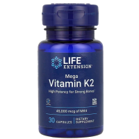 Mega Vitamin K2, 45,000 mcg, 30 Capsules Life Extension