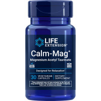 Calm-Mag, Magnesium Acetyl Taurinate, 30 Vegetarian Capsules Life Extension