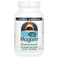 Source Naturals, Magtein, Magnesium L-Threonate, 90 Capsules