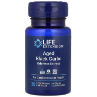 Aged Black Garlic, 30 Vegetarian Capsules (500 mg per Capsule) Life Extension