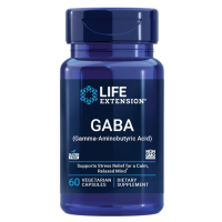 Gaba (Gamma-Aminobutyric Acid) 60 vegetarian capsules Life Extension