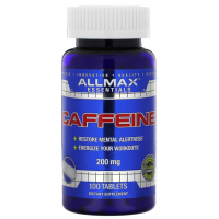 Caffeine, 200 mg, 100 Tablets ALLMAX
