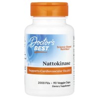 Nattokinase, 2,000 FUs, 90 Veggie Caps Doctor's Best