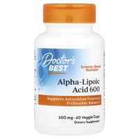 Alpha-Lipoic Acid 600, 600 mg, 60 Veggie Caps Doctor's Best