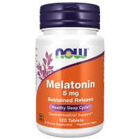 Melatonin 5 mg Sustained Release  120 Tablets NOW