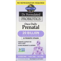 Pré Natal Once Daily Probiotics 30 Cápsulas Vegetais Garden of Life