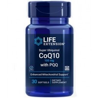 Super Ubiquinol CoQ10 com BioPQQ 100mg 30 caps LIFE Extension