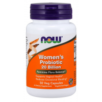 Women s Probiotic probiotico para mulheres 20 Billion 50 Veg Capsules NOW Foods vencimento:08/2022