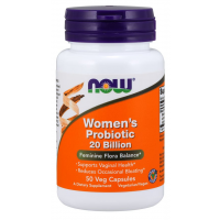 Women s Probiotic probiotico para mulheres 20 Billion 50 Veg Capsules NOW Foods 