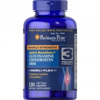 Double Strength Glucosamine. Chondroitin & MSM Joint Soother® 120s PURITAN
