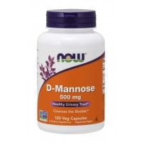 D Mannose 500 mg 120 Veg Capsules NOW Foods