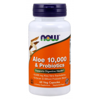 Aloe Vera & Probiotics 10,000mg  60 softgels Now Foods