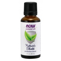 Óleo essencial blend Nature s Shield 1oz 30ml NOW Foods validade:04/2022