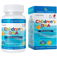 Children's DHA Strawberry -- 250 mg - 180 Softgels Nordic Naturals