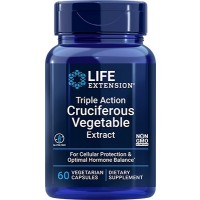 Triple Action Cruciferous Vegetable Extract, 60 Vcaps Life Extension