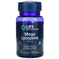 Mega Lycopene 15 mg, 90 softgels Life Extension