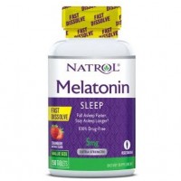 Melatonina 5mg FAST DISSOLVE sublingual 150 tablets Sabor Strawberry NATROL