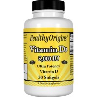 VITAMINA DЗ 5,000 IU (LANOLIN) 30 softgel HEALTHY ORIGINS