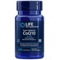 Super Ubiquinol CoQ10 com Enhanced Mitochondrial Support 50mg 100 caps Life Extension