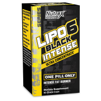 Lipo 6 Black Intense Ultra Concentrate 60 Black Caps NUTREX