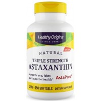 Astaxanthin 12 mg triple 150 softgels (AstaPure) Healthy Origins