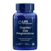 Life Extension Cognitex Elite, Pregnenolone, 60 veg tablets