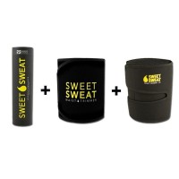 Sweet Sweat 184g + Cinta de Neoprene + Cinta de Neoprene para Coxa